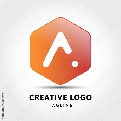 Colorful abstract logo A symbol creative design 