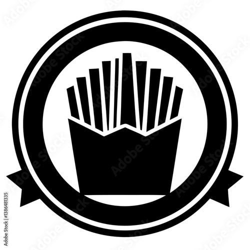 French fries logo