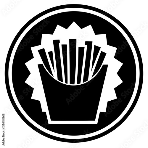 French fries logo