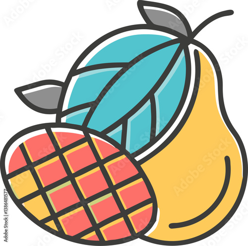 freshly picked mango logo
