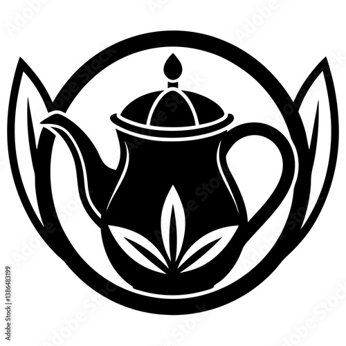 tea in a teapot logo