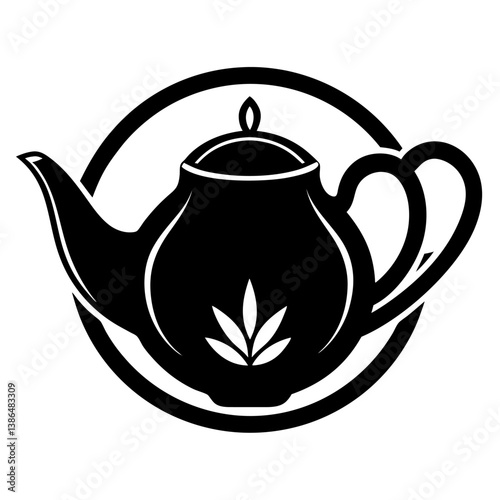 tea in a teapot logo