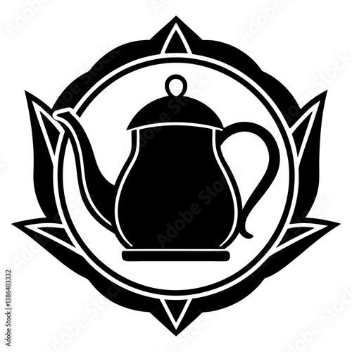 tea in a teapot logo