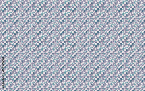 Minimal abstract background with rounded geometric shapes and soft gradients in digital lavender, aqua sky, graphite gray, and silver tones, futuristic and calming feel