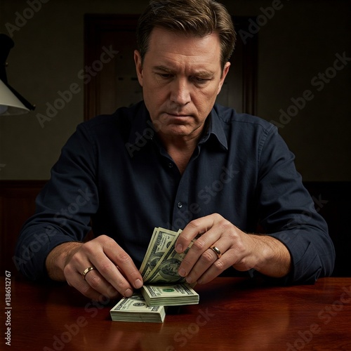 man with money 