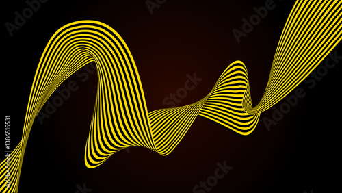 3D Line Cascade - Split Drop Flow Design