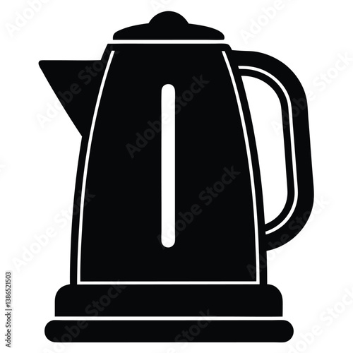 Modern Kettle Vector Illustration – Electric, Vintage, and Whistling Kettles