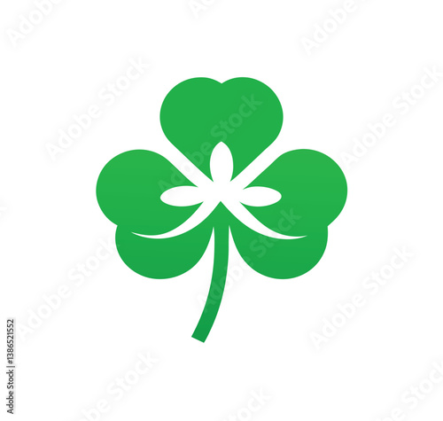 four leaf clover isolated