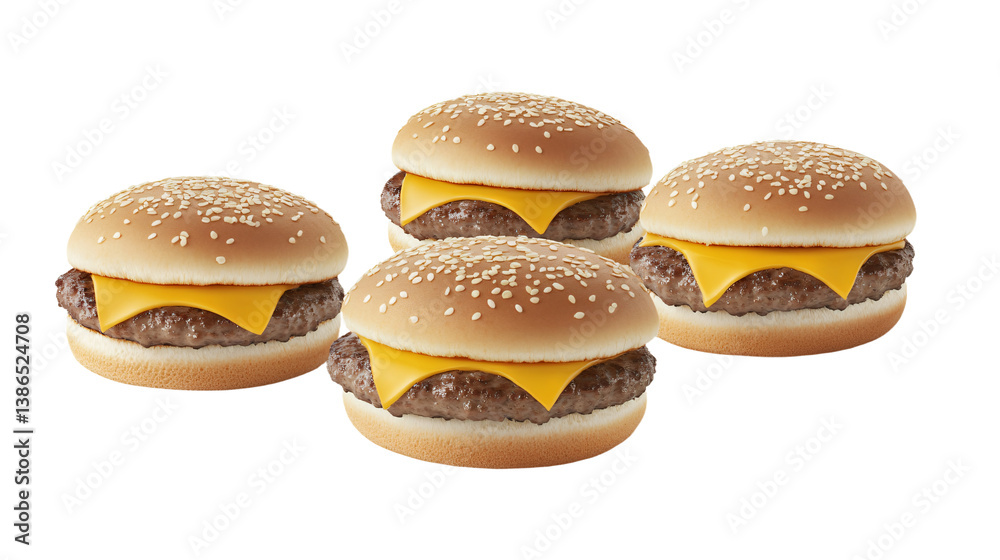 a group of hamburgers with cheese and onions a group of hamburgers with cheese and onions
