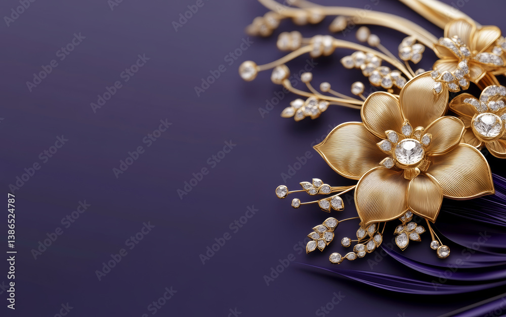 Naklejka premium Abstract purple flat business background 