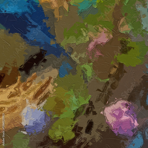 Various oil paintings, flowers, roses, peonies, cats, dogs, strawberries, chicks, butterflies, landscapes, birds, and beauty