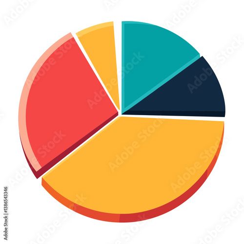 Free Download Colorful Pie Chart Data Visualization - GFXLoad