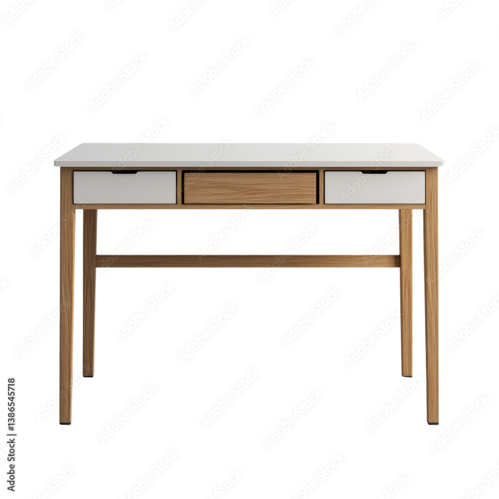 Elegant furniture desk cutout background modern workspace minimalistic design home office aesthetic view Elegant furniture desk cutout background modern workspace minimalistic design home office aesthetic view