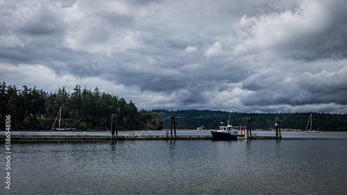 Stormy Clouds in Mystery Bay - Washington State, USA