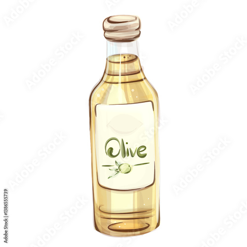 Explore the rich flavors of olive oil and olives through watercolor illustrations inspired by Italian cuisine