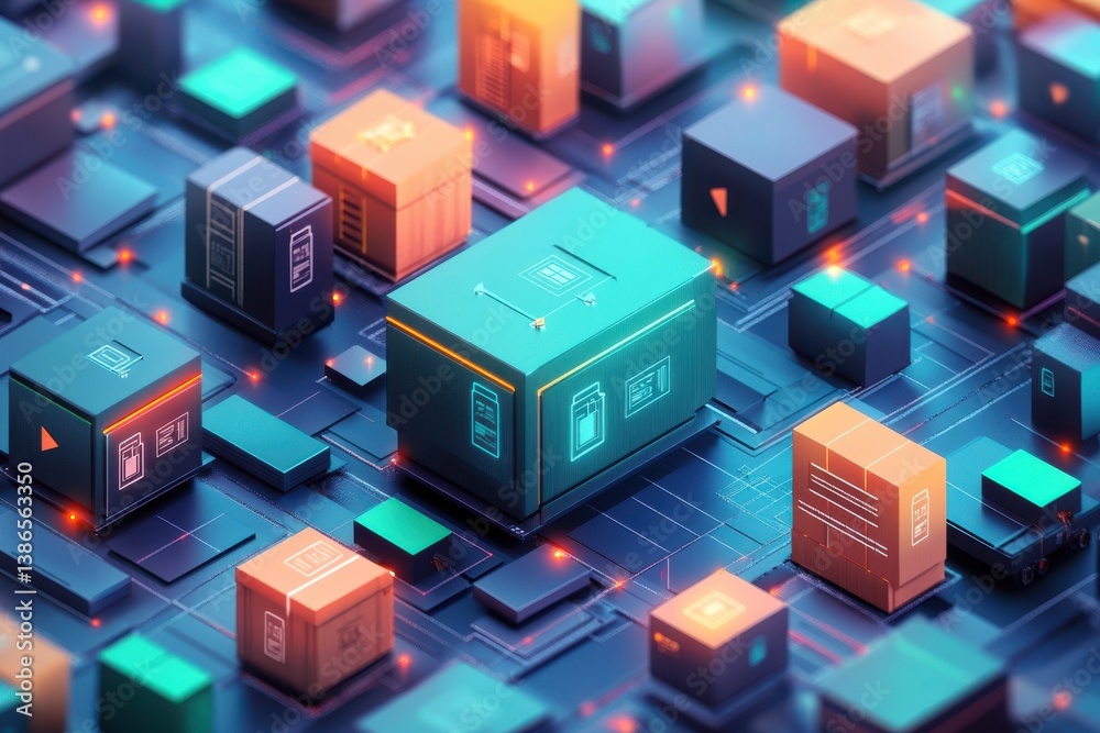 Digital Logistics Network Smart Package Delivery System