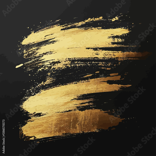 Luxurious Gold Accents in Artistic Design