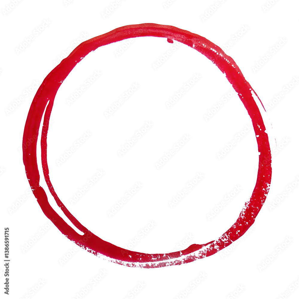 red circle brush stroke marker highlighter isolated on transparent background red circle brush stroke marker highlighter isolated on transparent background