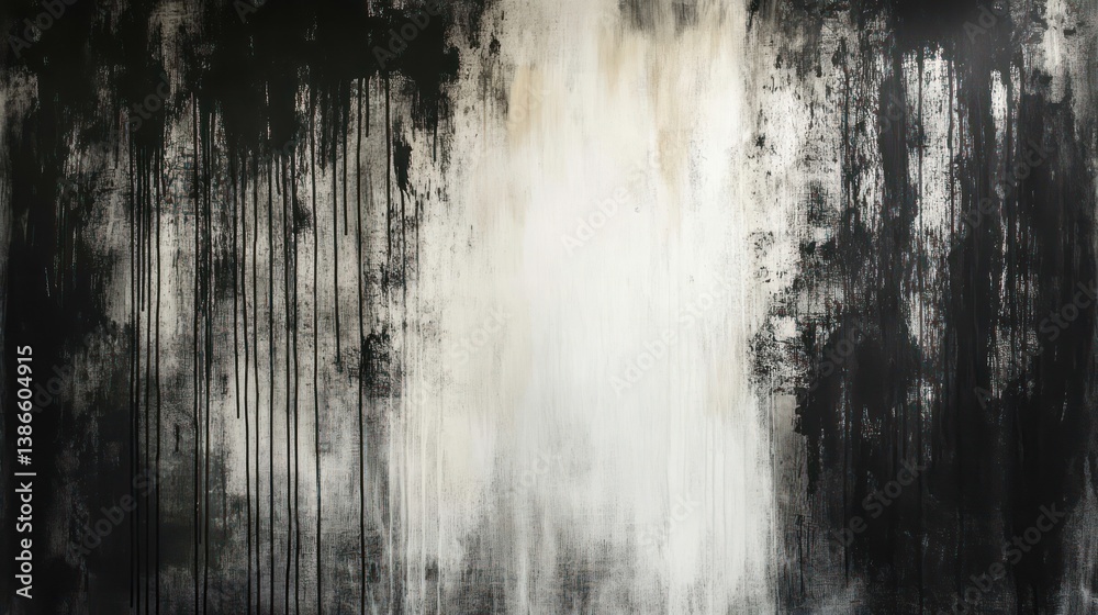 Obraz premium Abstract painting, dark and light