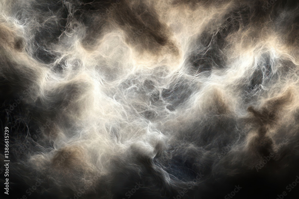Abstract ethereal swirling nebula Abstract ethereal swirling nebula