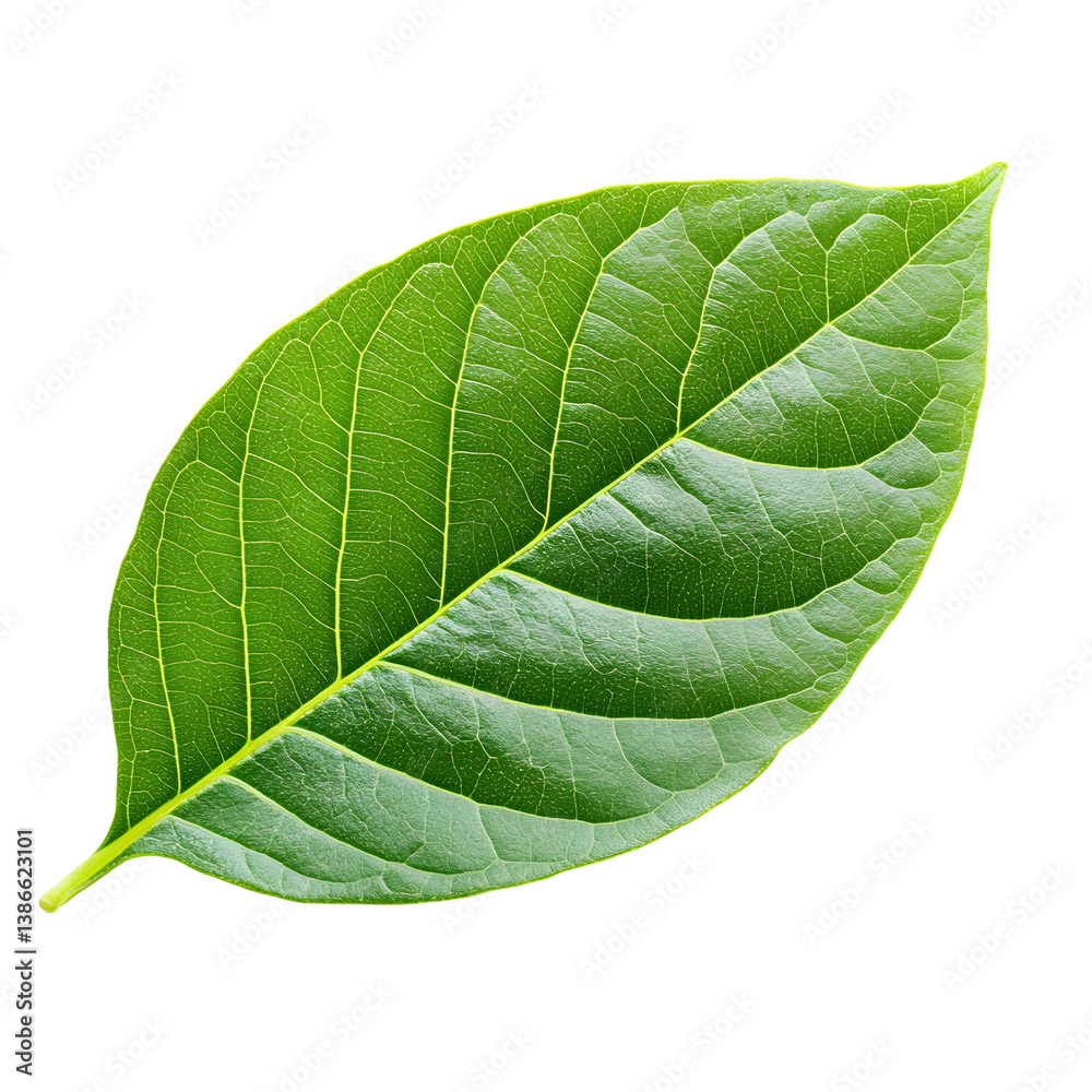 Obraz premium Fresh Green Avocado Leaf