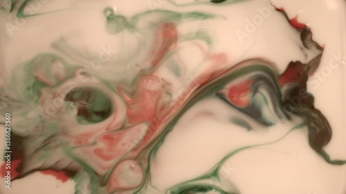 Wallpaper Mural Green Red and Blue Swirl Torontodigital.ca