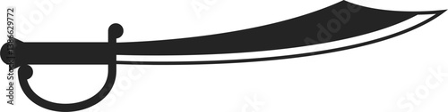 vector of a sword. weapon, traditional, knight