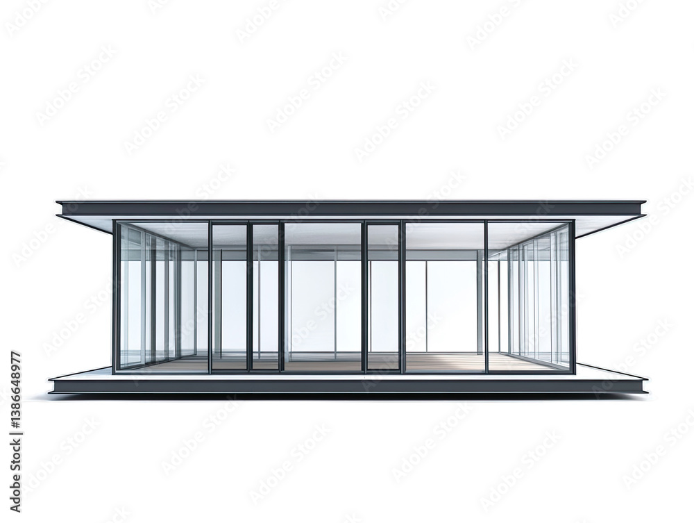 Art deco apartment building with streamlined curves, geometric patterns, and terraced balconies, isolated on white background Art deco apartment building with streamlined curves, geometric patterns, and terraced balconies, isolated on white background