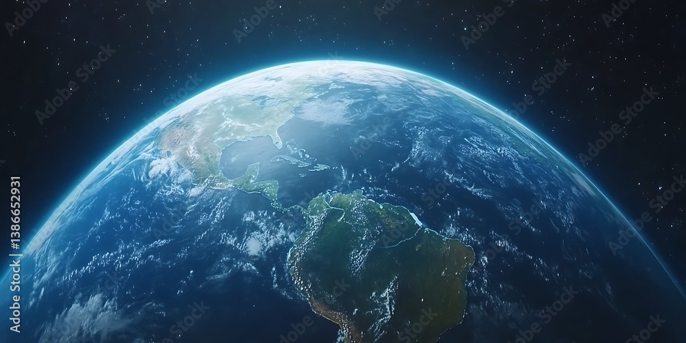 Fototapeta premium Earth From Space.