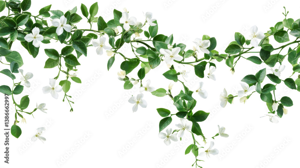 floral background with green leaves floral background with green leaves