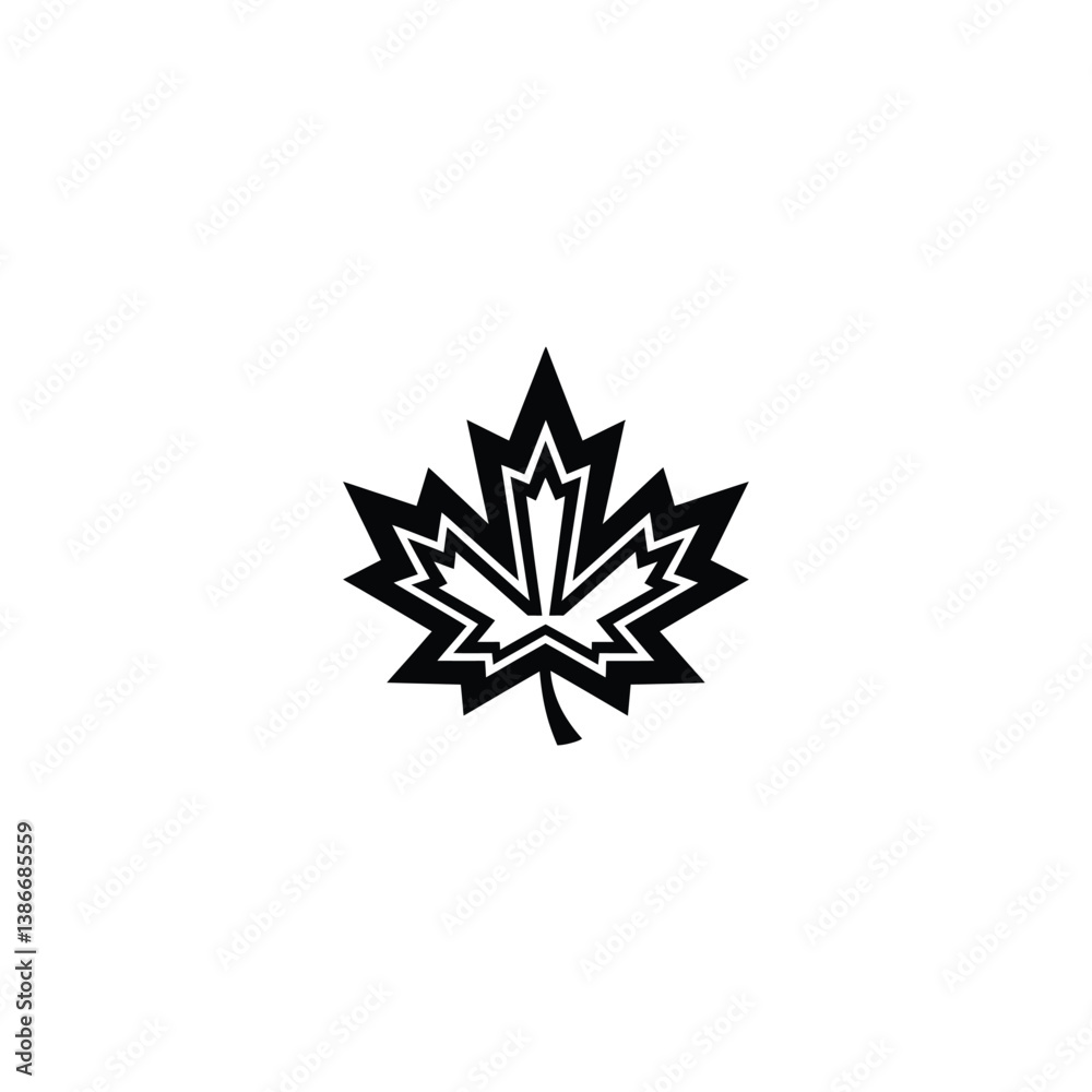 Maple Leaf Logo Vector, Maple Leaf Silhouette, Vector Illustration Of National Symbol Of Canada Canadian - Maple Leaf Maple Leaf Logo Vector, Maple Leaf Silhouette, Vector Illustration Of National Symbol Of Canada Canadian - Maple Leaf