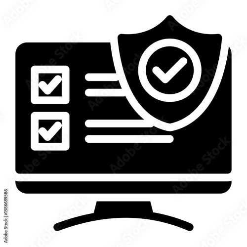 Validation Icon Solid Style for Startup Business Pack Icon Themes