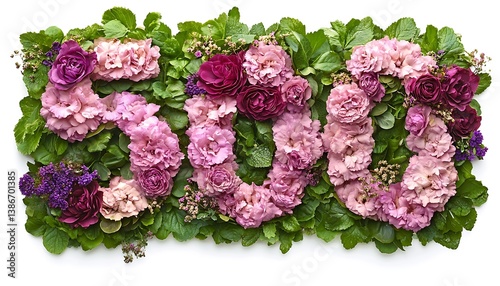 Obraz na płótnie Floral Number 500 Arrangement w salonie