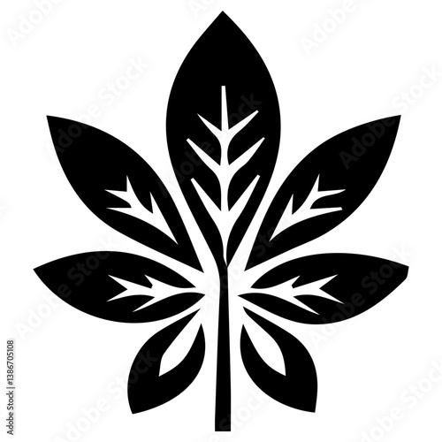 Artistic verdant whispers in tranquil leafy patterns