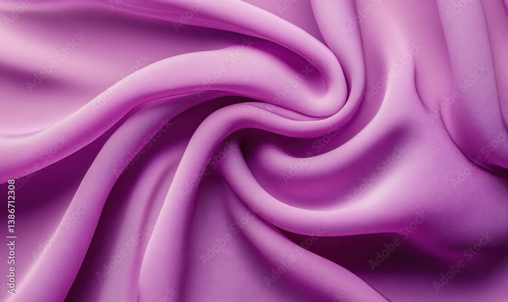 Fototapeta premium Draped purple fabric texture background
