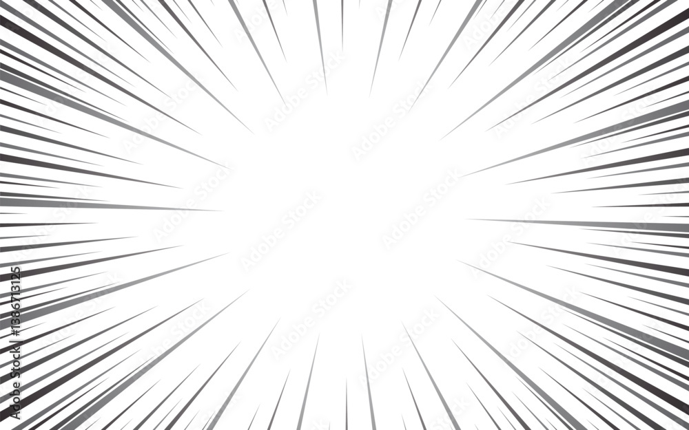 Speed Line background black and white radial lines with comic book effect. vector illustration Speed Line background black and white radial lines with comic book effect. vector illustration