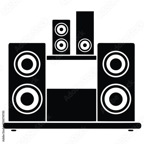 set of audio speakers