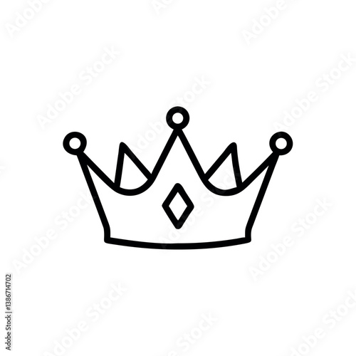 crown isolated on white background