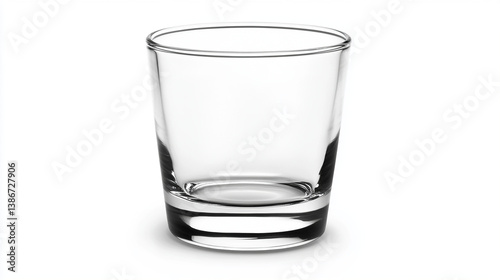 Wallpaper Mural Transparent drinking glass half full of water white Torontodigital.ca