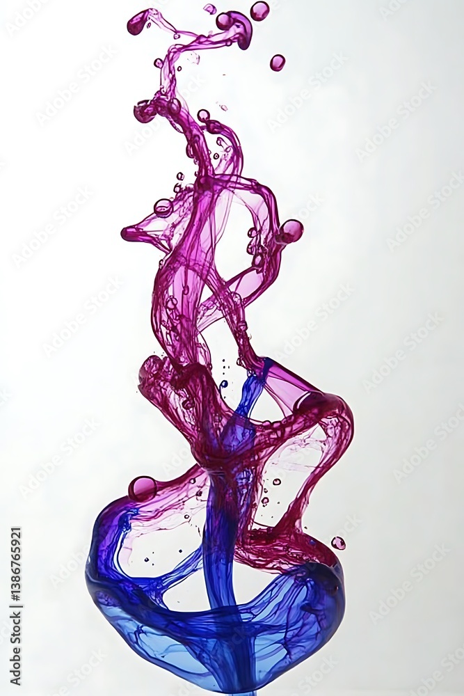 Fluid Splash Art, Studio Shot