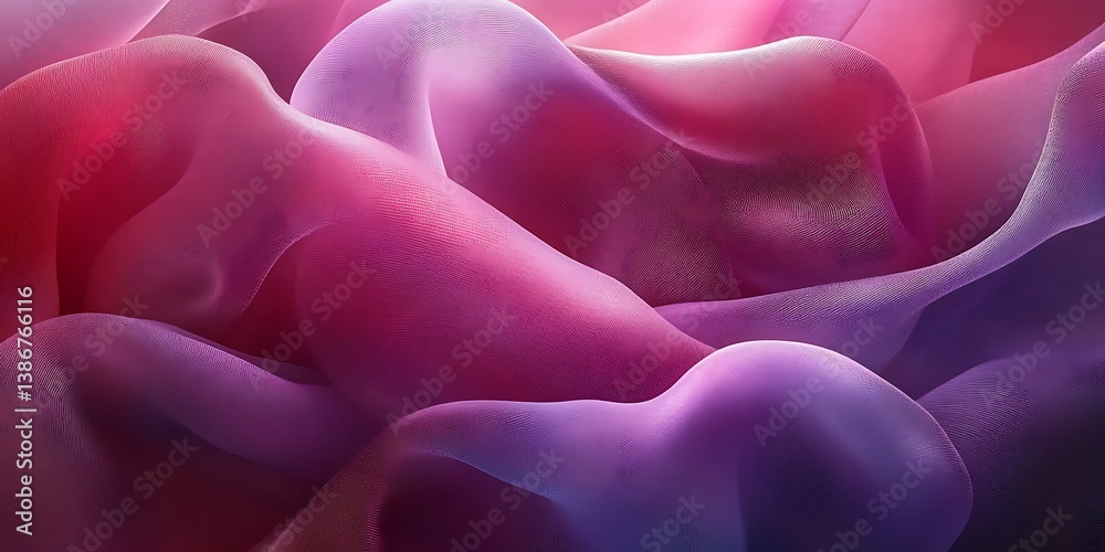 Fluid Fabric Texture, Vibrant Hues