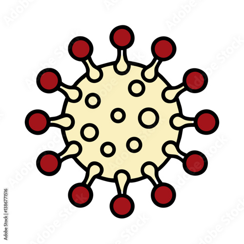 Coronavirus Particle Microscopic Virus vector, Infectious Disease