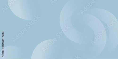 Abstract blue bokeh blur design with light water bubbles