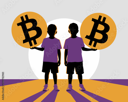 Bitcoin Twins: Youth Embracing Cryptocurrency Future, Investment Generation