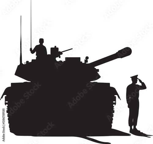 Military Silhouette Vector Bundle
