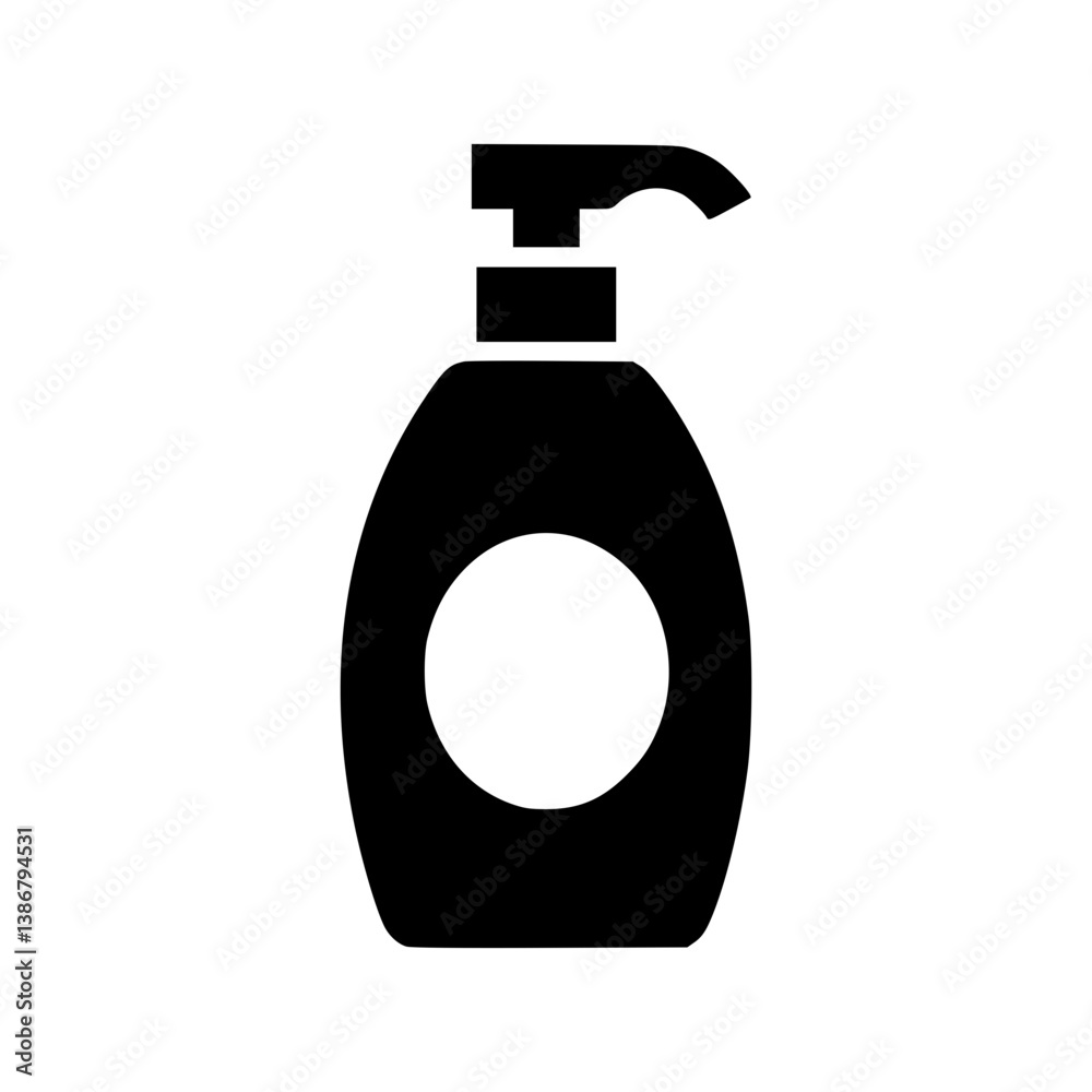 Liquid Soap Dispenser Icon - Minimalist Design Liquid Soap Dispenser Icon - Minimalist Design