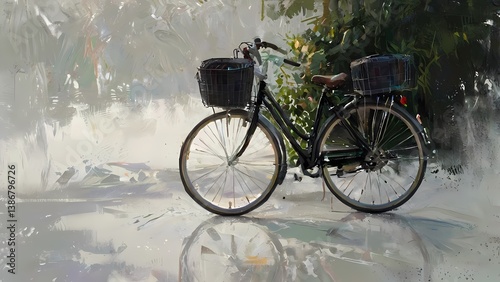single bicycle sleek design