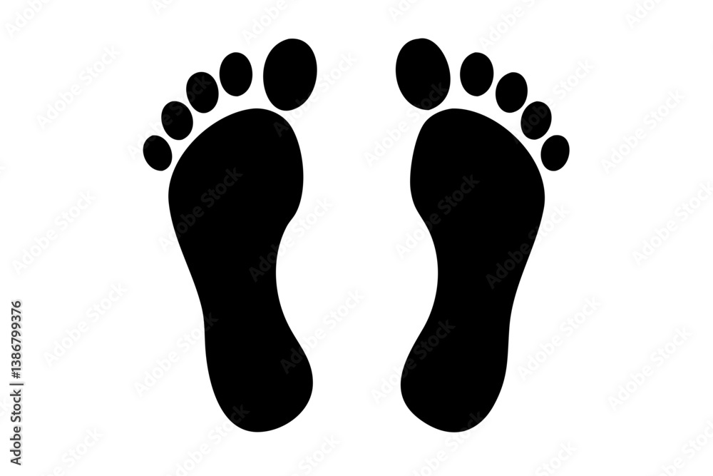 Footprints Icon for Tracking and Human Steps Design, footprints symbol, tracking graphic, human steps, path icon, footprint design, walking image, trail illustration, step symbol, feet graphic Footprints Icon for Tracking and Human Steps Design, footprints symbol, tracking graphic, human steps, path icon, footprint design, walking image, trail illustration, step symbol, feet graphic