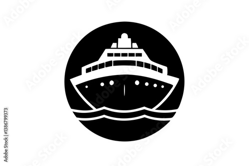 ship icon, Cruise Ship Icon for Travel and Vacation Design, cruise liner, travel symbol, vacation graphic, ocean vessel, tourism design, nautical image, cruise illustration, travel equipment, vacation