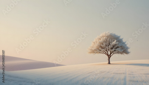 tree in the snow